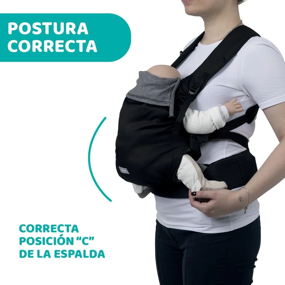 آغوشی ارگونومیک نوزاد چیکو مدل Skin Fit، مناسب برای نوزادان از 0 ماه تا 9 کیلوگرم، قابل تنظیم، ایمن برای لگن نوزاد، با بندهای ضربدری پد دار، بند شکمی و کلاه آغوشی ارگونومیک نوزاد چیکو مدل Skin Fit، مناسب برای نوزادان از 0 ماه تا 9 کیلوگرم، قابل تنظیم، ایمن برای لگن نوزاد، با بندهای ضربدری پد دار، بند شکمی و کلاه