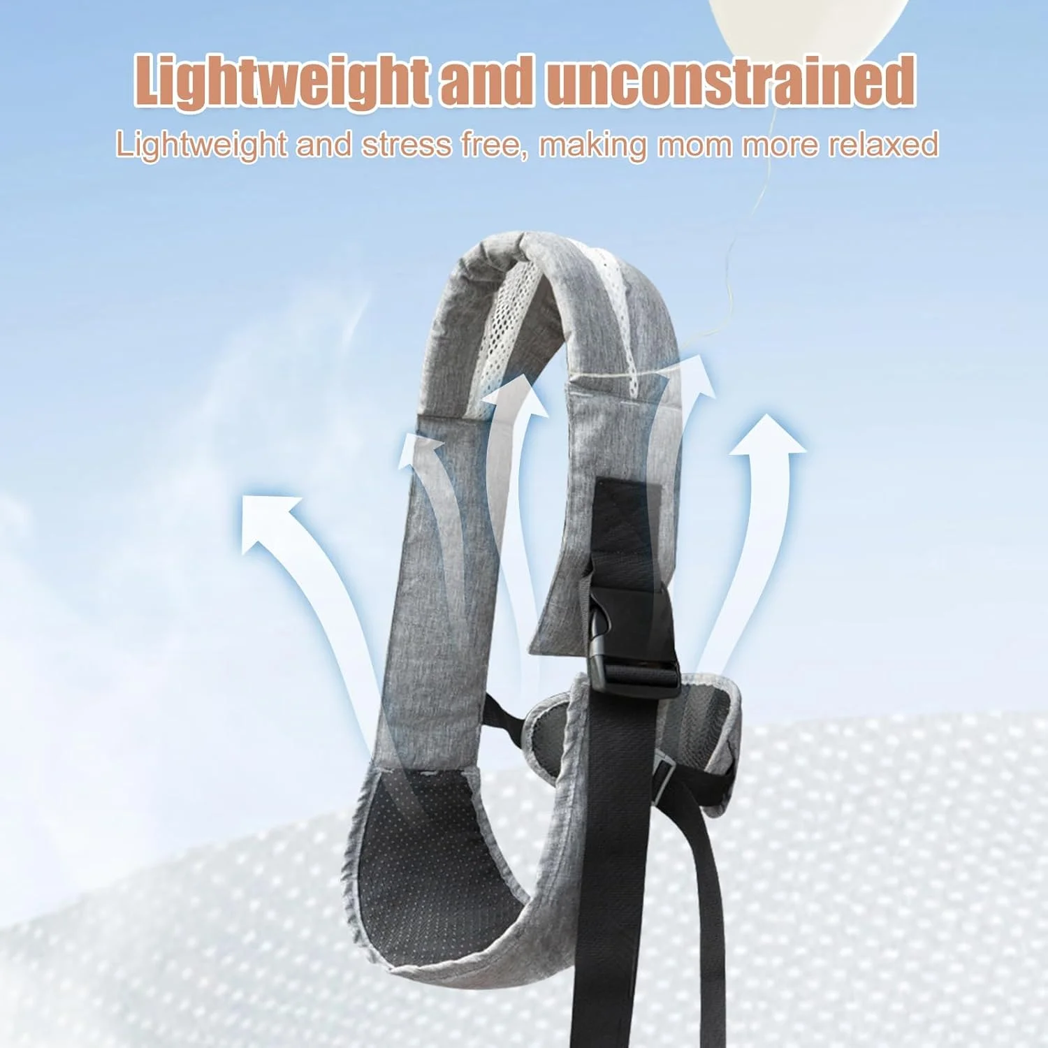 آغوشی نوزاد و کودک با صندلی کمری ضد لغزش، مناسب برای حمل نوزاد و کودک نوپا، طراحی ارگونومیک، مناسب برای کودکان 3 تا 36 ماهه (2 تا 20 کیلوگرم) - خاکستری آغوشی نوزاد و کودک با صندلی کمری ضد لغزش، مناسب برای حمل نوزاد و کودک نوپا، طراحی ارگونومیک، مناسب برای کودکان 3 تا 36 ماهه (2 تا 20 کیلوگرم) - خاکستری