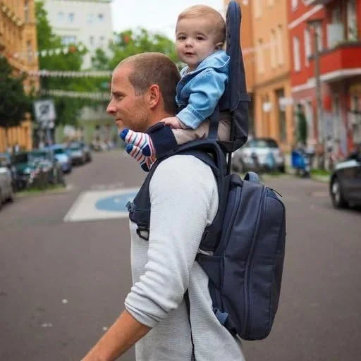 حامل شانه کودک، 1.6 کیلوگرم | برای نوزادان، کودکان و نوپایان بالای 6 ماه | حداکثر وزن کودک 18 کیلوگرم | تاشو | قابل حمل | استفاده آسان | صندلی پد دار | ایمن | آبی تیره حامل شانه کودک، 1.6 کیلوگرم | برای نوزادان، کودکان و نوپایان بالای 6 ماه | حداکثر وزن کودک 18 کیلوگرم | تاشو | قابل حمل | استفاده آسان | صندلی پد دار | ایمن | آبی تیره