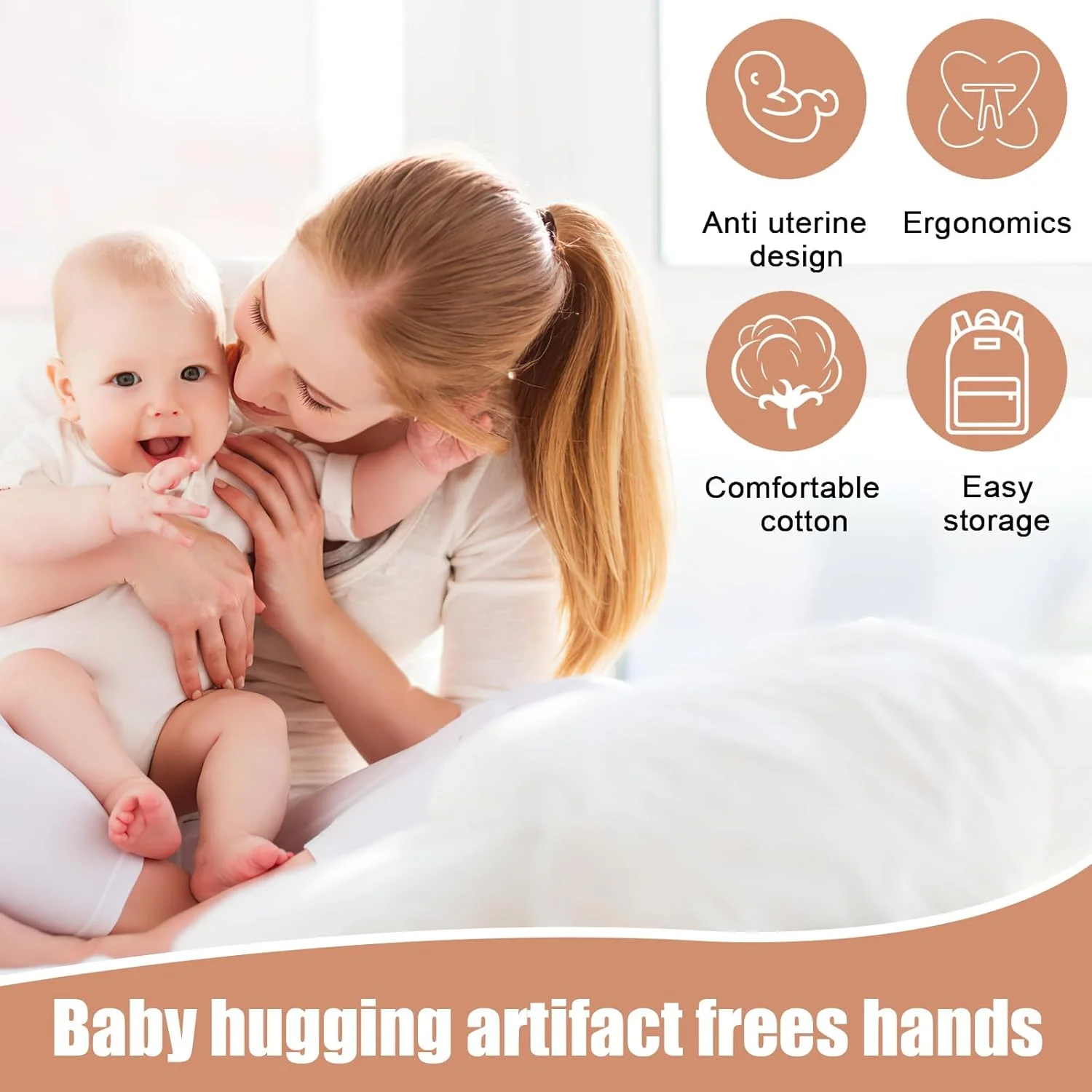 آغوشی نوزاد و کودک با صندلی کمری ضد لغزش، مناسب برای حمل نوزاد و کودک نوپا، طراحی ارگونومیک، مناسب برای کودکان 3 تا 36 ماهه (2 تا 20 کیلوگرم) - خاکستری آغوشی نوزاد و کودک با صندلی کمری ضد لغزش، مناسب برای حمل نوزاد و کودک نوپا، طراحی ارگونومیک، مناسب برای کودکان 3 تا 36 ماهه (2 تا 20 کیلوگرم) - خاکستری