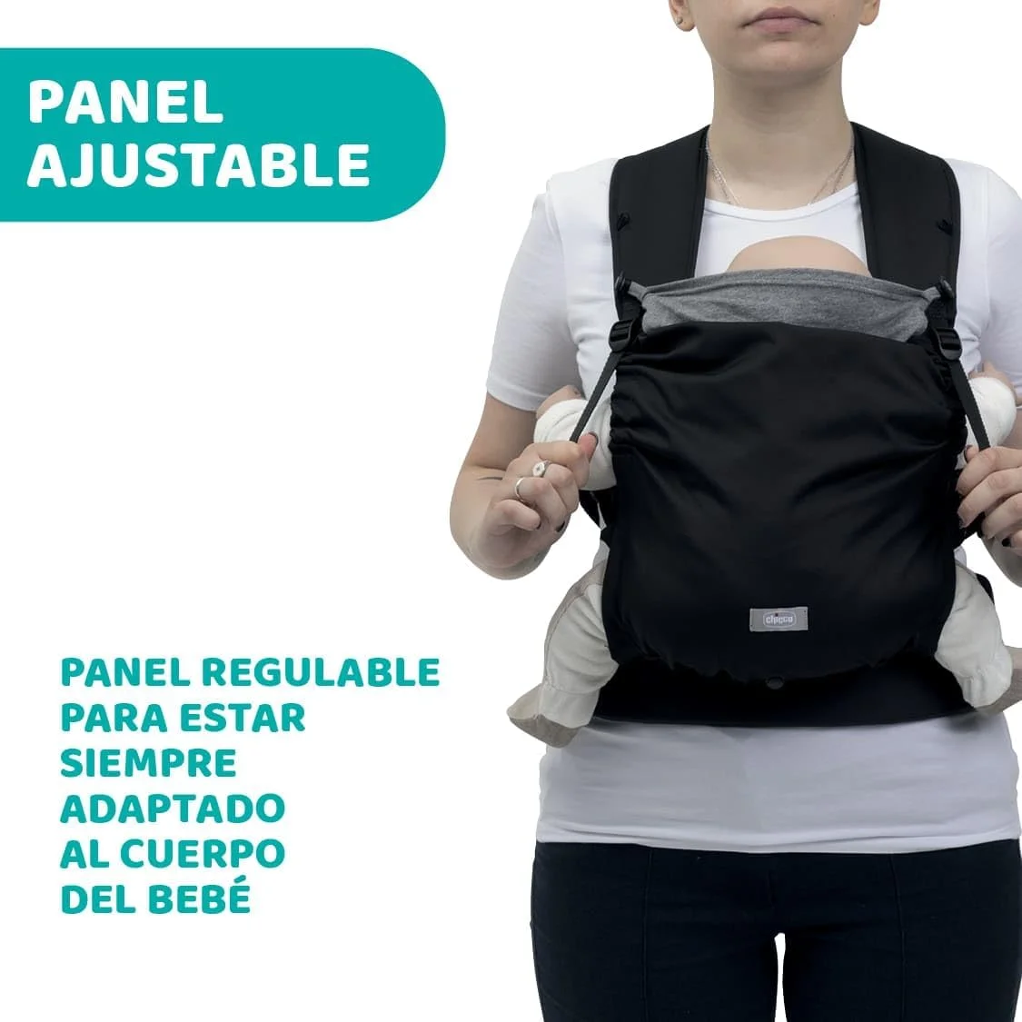 آغوشی ارگونومیک نوزاد چیکو مدل Skin Fit، مناسب برای نوزادان از 0 ماه تا 9 کیلوگرم، قابل تنظیم، ایمن برای لگن نوزاد، با بندهای ضربدری پد دار، بند شکمی و کلاه آغوشی ارگونومیک نوزاد چیکو مدل Skin Fit، مناسب برای نوزادان از 0 ماه تا 9 کیلوگرم، قابل تنظیم، ایمن برای لگن نوزاد، با بندهای ضربدری پد دار، بند شکمی و کلاه