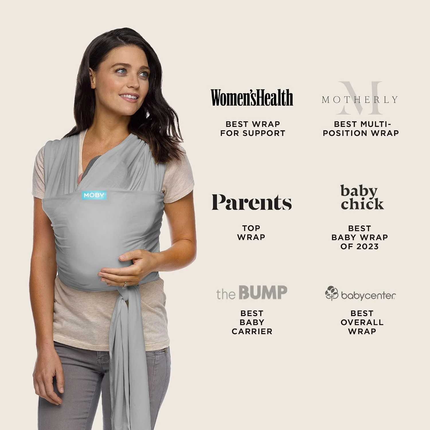 آغوشی پارچه ای کلاسیک موبی برای نوزاد تا نوپا، آغوشی نوزاد از بدو تولد، سایز مناسب همه، ساخته شده از 100% پنبه کشسان و قابل تنفس، مناسب برای هر دو جنس آغوشی پارچه ای کلاسیک موبی برای نوزاد تا نوپا، آغوشی نوزاد از بدو تولد، سایز مناسب همه، ساخته شده از 100% پنبه کشسان و قابل تنفس، مناسب برای هر دو جنس