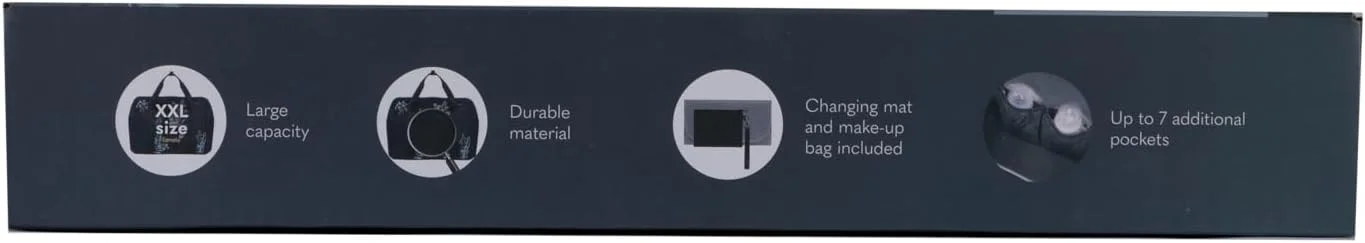 کیف لوازم کودک لیونلو مدل IDA، جادار و شیک، دارای 7 جیب، محفظه های حرارتی بطری، بند اتصال به کالسکه، کیف لوازم آرایشی، زیرانداز تعویض، مناسب برای سفرهای روزانه کیف لوازم کودک لیونلو مدل IDA، جادار و شیک، دارای 7 جیب، محفظه های حرارتی بطری، بند اتصال به کالسکه، کیف لوازم آرایشی، زیرانداز تعویض، مناسب برای سفرهای روزانه