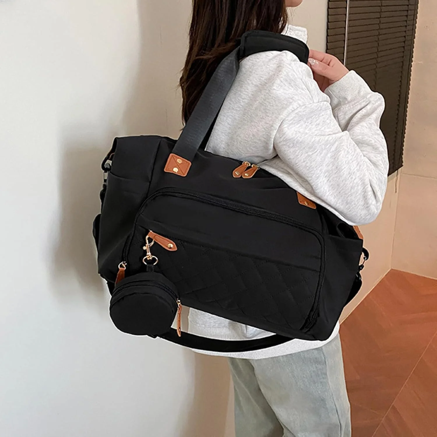 کیف لوازم کودک برای مادر، کیف مسافرتی کودک - کیف دستی ارگونومیک برای ساحل، کمپینگ، شنا، بیمارستان، پیاده روی و سفر دریایی