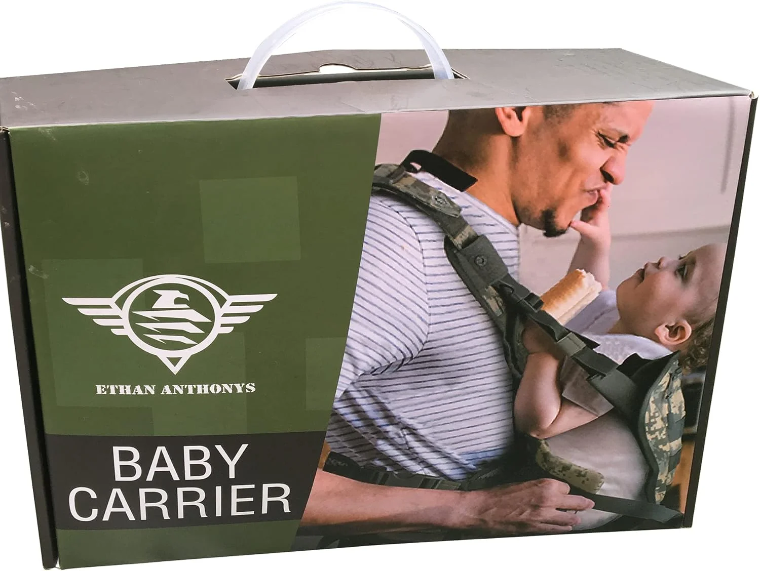 آغوشی نوزاد تاکتیکی نظامی الهام گرفته از Ethan Anthonys - آغوشی نوزاد 3.5 تا 16 کیلوگرمی برای مردان و زنان - آغوشی نوزاد با جا بطری - طراحی راحت و محکم - چند منظوره و همه کاره آغوشی نوزاد تاکتیکی نظامی الهام گرفته از Ethan Anthonys - آغوشی نوزاد 3.5 تا 16 کیلوگرمی برای مردان و زنان - آغوشی نوزاد با جا بطری - طراحی راحت و محکم - چند منظوره و همه کاره