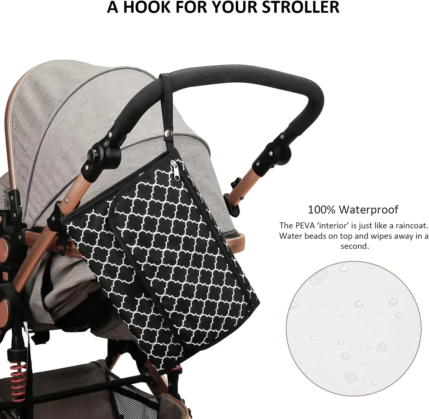 کیف لوازم کودک فالادانا به همراه زیرانداز تعویض - کیف لوازم نوزاد، کیف لوازم کالسکه کودک برای پوشک، کیف تاشو لوازم جانبی نوزاد برای پسران و دختران (مشکی) کیف لوازم کودک فالادانا به همراه زیرانداز تعویض - کیف لوازم نوزاد، کیف لوازم کالسکه کودک برای پوشک، کیف تاشو لوازم جانبی نوزاد برای پسران و دختران (مشکی)