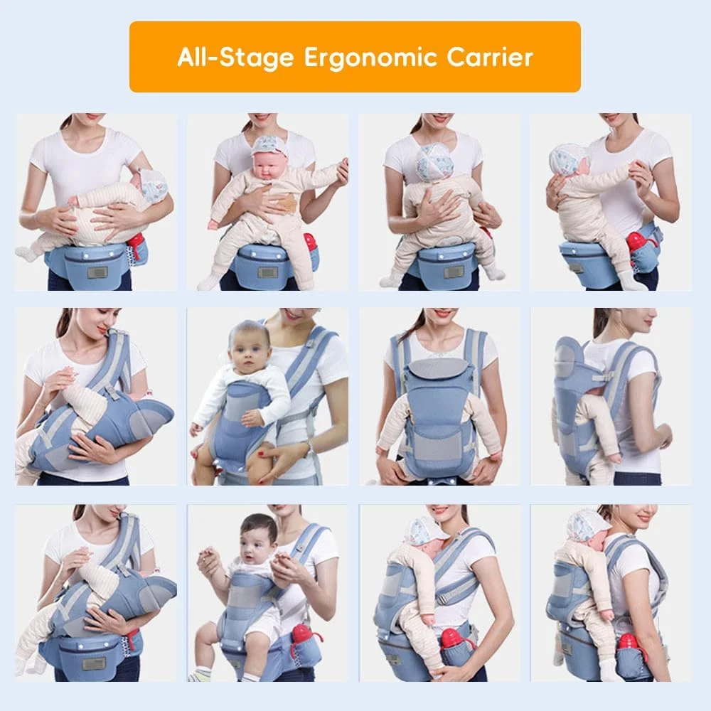 کودکبر ارگونومیک با نشیمنگاه کمری – کودکبر قابل تنظیم 6-در-1 مناسب نوزاد تا نوپا (3 تا 20 کیلوگرم)، توری تنفسی و پشتیبانی از سر، حمل از جلو و پشت برای آقایان و بانوان (پدر و مادر) – مناسب برای تمام فصول کودکبر ارگونومیک با نشیمنگاه کمری – کودکبر قابل تنظیم 6-در-1 مناسب نوزاد تا نوپا (3 تا 20 کیلوگرم)، توری تنفسی و پشتیبانی از سر، حمل از جلو و پشت برای آقایان و بانوان (پدر و مادر) – مناسب برای تمام فصول