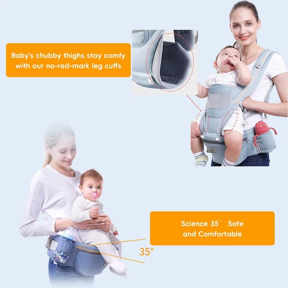 کودکبر ارگونومیک با نشیمنگاه کمری – کودکبر قابل تنظیم 6-در-1 مناسب نوزاد تا نوپا (3 تا 20 کیلوگرم)، توری تنفسی و پشتیبانی از سر، حمل از جلو و پشت برای آقایان و بانوان (پدر و مادر) – مناسب برای تمام فصول کودکبر ارگونومیک با نشیمنگاه کمری – کودکبر قابل تنظیم 6-در-1 مناسب نوزاد تا نوپا (3 تا 20 کیلوگرم)، توری تنفسی و پشتیبانی از سر، حمل از جلو و پشت برای آقایان و بانوان (پدر و مادر) – مناسب برای تمام فصول