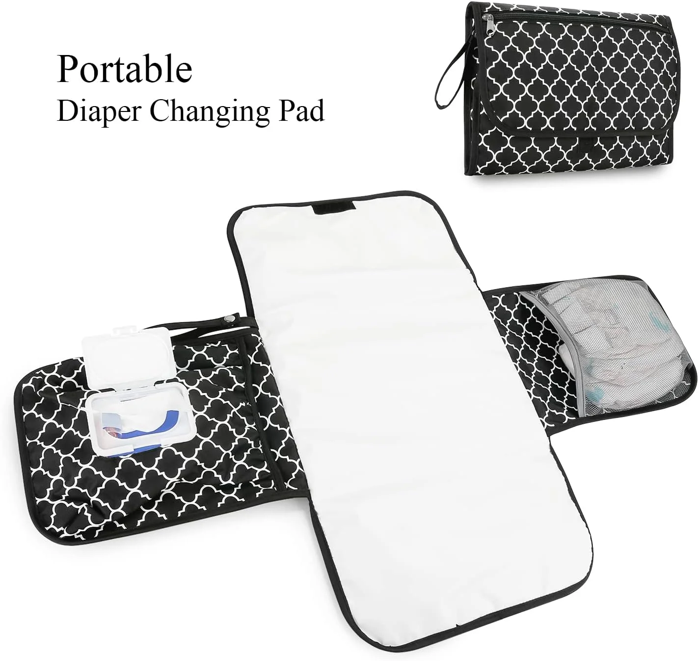 کیف لوازم کودک فالادانا به همراه زیرانداز تعویض - کیف لوازم نوزاد، کیف لوازم کالسکه کودک برای پوشک، کیف تاشو لوازم جانبی نوزاد برای پسران و دختران (مشکی) کیف لوازم کودک فالادانا به همراه زیرانداز تعویض - کیف لوازم نوزاد، کیف لوازم کالسکه کودک برای پوشک، کیف تاشو لوازم جانبی نوزاد برای پسران و دختران (مشکی)