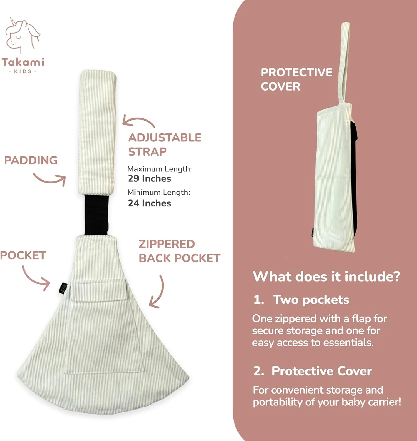 آغوشی کودک ارگونومیک، سبک و قابل تنظیم با جیب زیپدار، پد شانه و پشتیبانی ضد لغزش، مناسب برای پدران و مادران ماجراجو و تازهکار، از 9 ماهگی تا 4 سالگی آغوشی کودک ارگونومیک، سبک و قابل تنظیم با جیب زیپدار، پد شانه و پشتیبانی ضد لغزش، مناسب برای پدران و مادران ماجراجو و تازهکار، از 9 ماهگی تا 4 سالگی