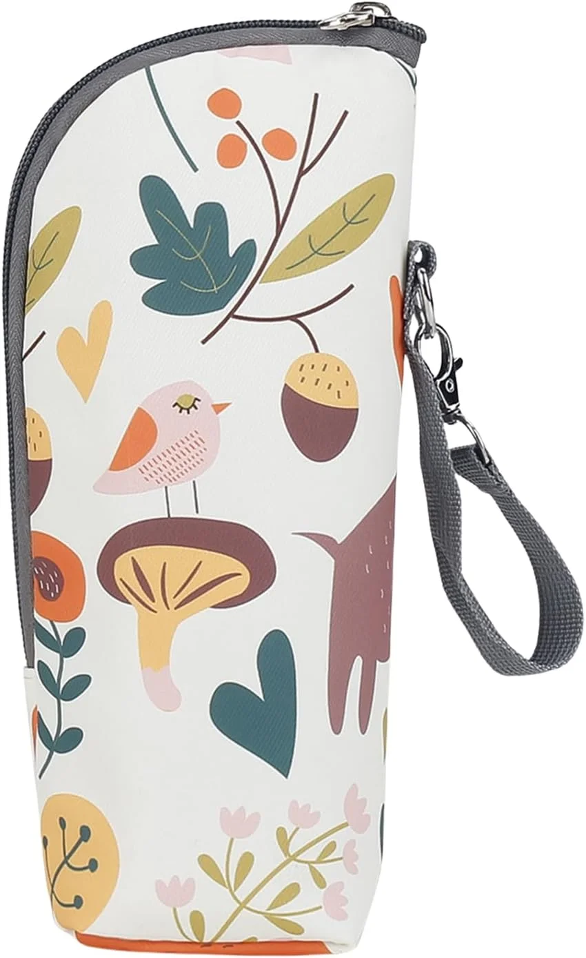 کیف حمل شیشه شیر کودک | کیف عایق گرم نگهدارنده شیر مادر | کیف ضد آب با بند، لوازم جانبی مسافرتی محفظه نگهداری برای شیر مادر و آب