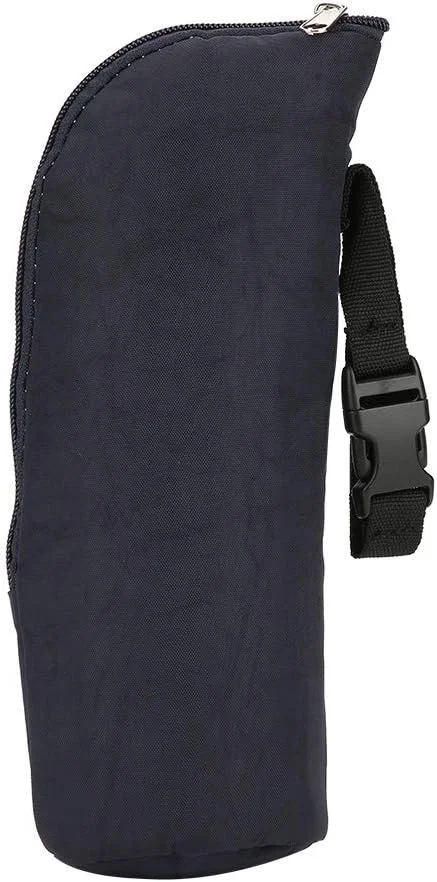 کیف عایق شیشه شیر کودک، کیف حمل شیشه شیر، لوازم جانبی نگهداری حرارت آب و شیر برای مسافرت و فضای باز [آبی]