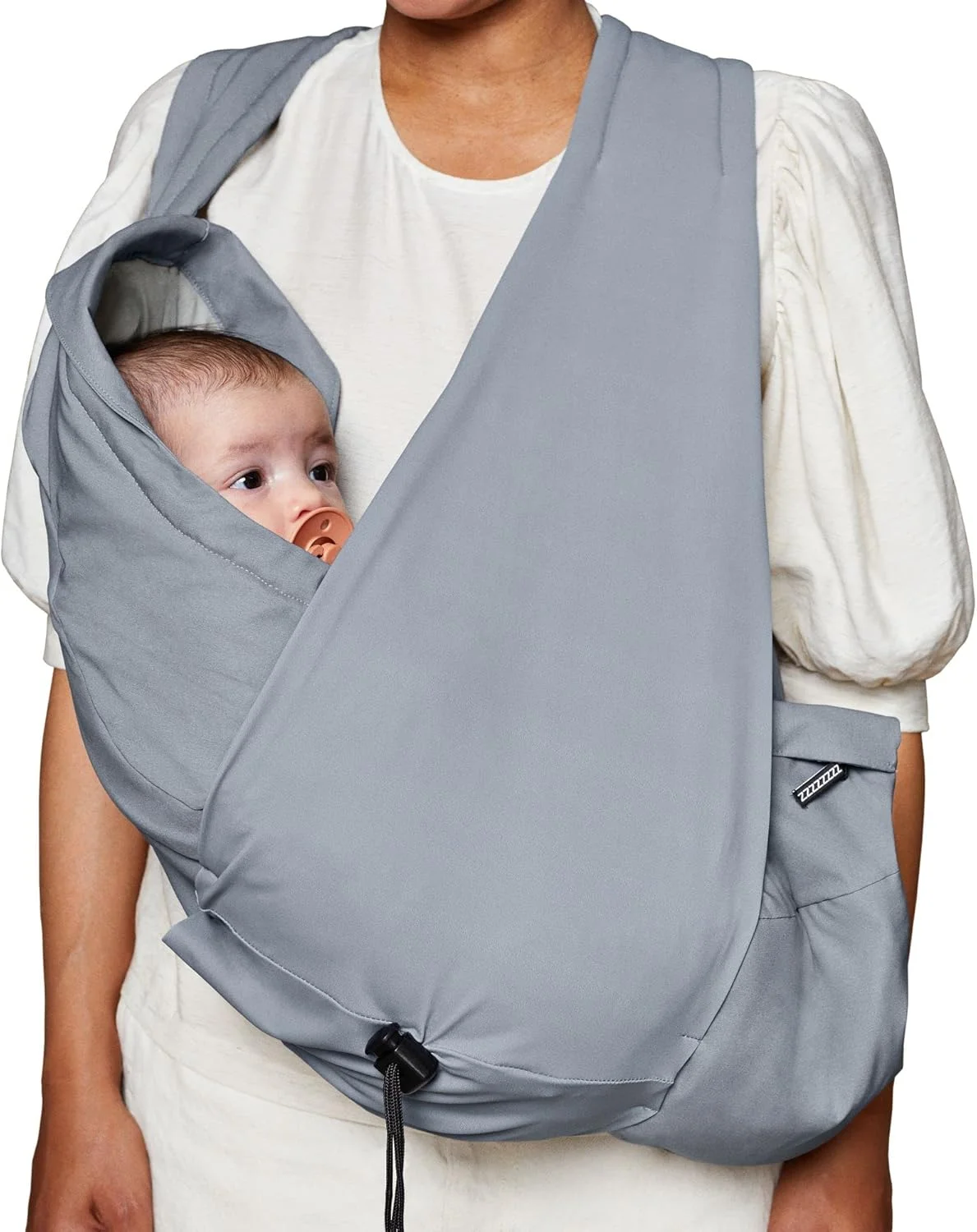 آغوشی نوزاد ایزی - آغوشی ساخته شده برای مادر و نوزاد، شیردهی را آسان می کند و تماس چشمی مداوم را فراهم می آورد. (رنگ سنگی)