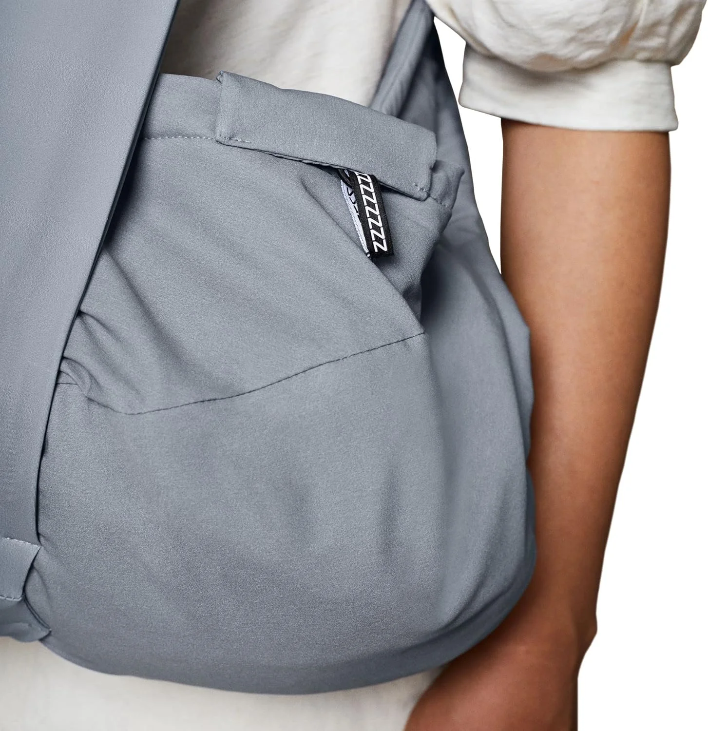 آغوشی نوزاد ایزی - آغوشی ساخته شده برای مادر و نوزاد، شیردهی را آسان می کند و تماس چشمی مداوم را فراهم می آورد. (رنگ سنگی)