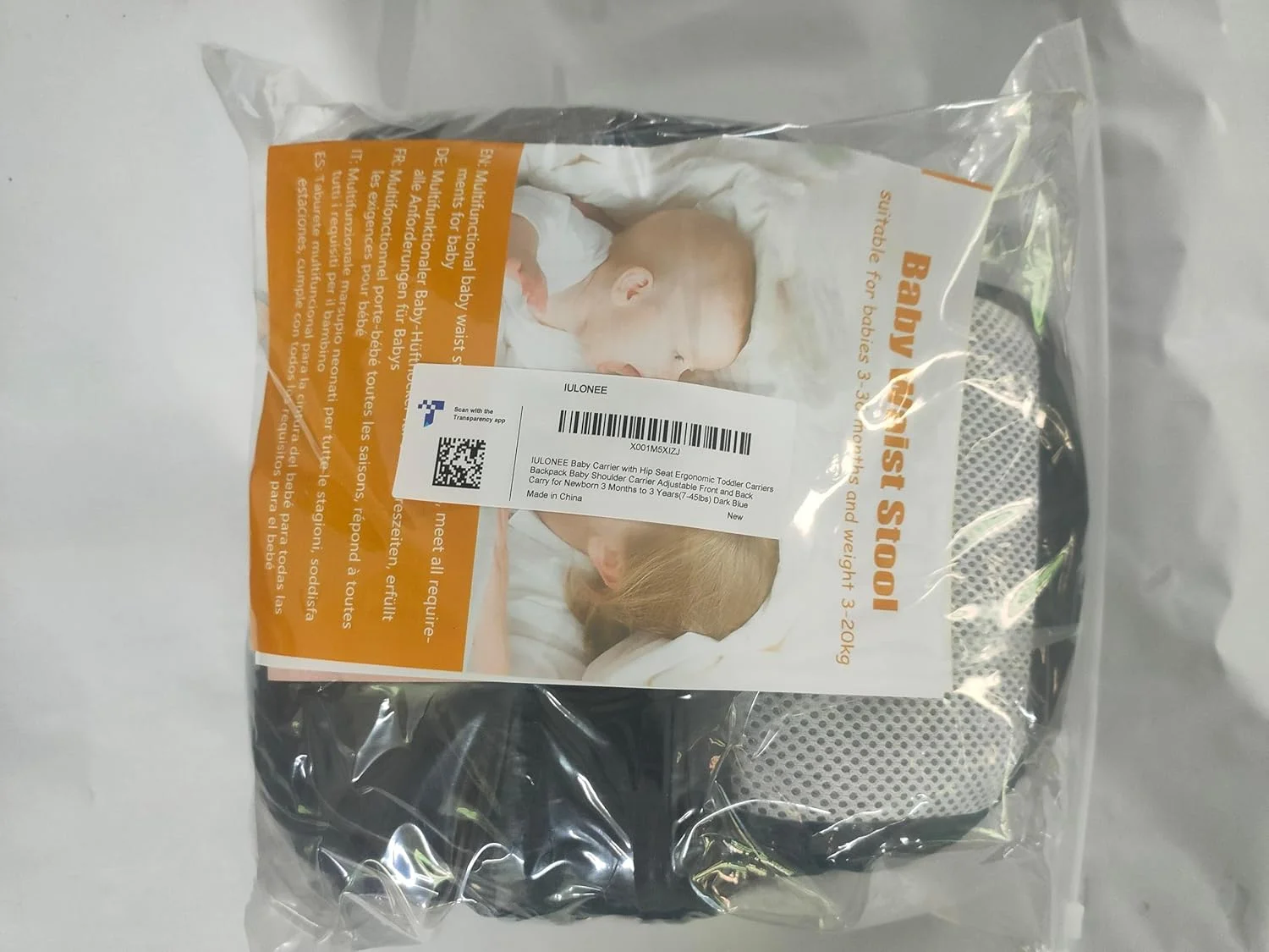 آغوشی کودک آیولونی با نشیمنگاه، کوله پشتی ارگونومیک برای حمل نوزاد و کودک نوپا، آغوشی شانه ای قابل تنظیم برای حمل از جلو و پشت، مناسب برای نوزادان 3 ماهه تا 3 ساله (3 تا 20 کیلوگرم)، آبی تیره آغوشی کودک آیولونی با نشیمنگاه، کوله پشتی ارگونومیک برای حمل نوزاد و کودک نوپا، آغوشی شانه ای قابل تنظیم برای حمل از جلو و پشت، مناسب برای نوزادان 3 ماهه تا 3 ساله (3 تا 20 کیلوگرم)، آبی تیره