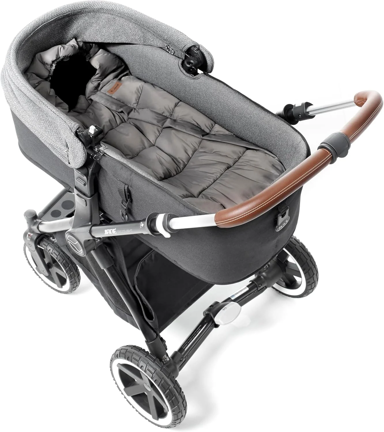 کیسه خواب زمستانی تکاملی Jané Evolute، مناسب کریر، آغوشی، کالسکه، پشم گوسفند، یونیورسال، شامل کیف مسافرتی، سبز