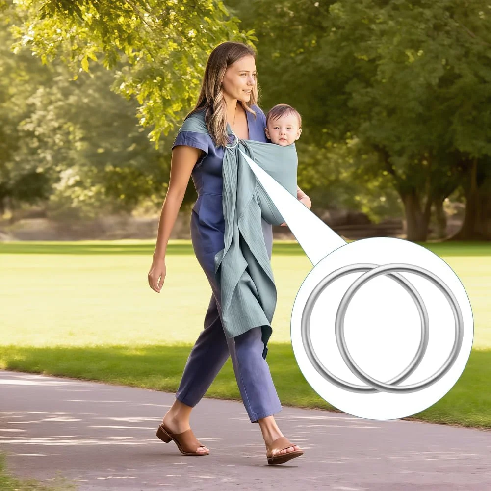 حلقه آلومینیومی حمل نوزاد Joyzan، حلقه های آلومینیومی برای حمل نوزاد، حلقه کمکی برای نوزادان، کودکان نوپا حلقه آلومینیومی حمل نوزاد Joyzan، حلقه های آلومینیومی برای حمل نوزاد، حلقه کمکی برای نوزادان، کودکان نوپا