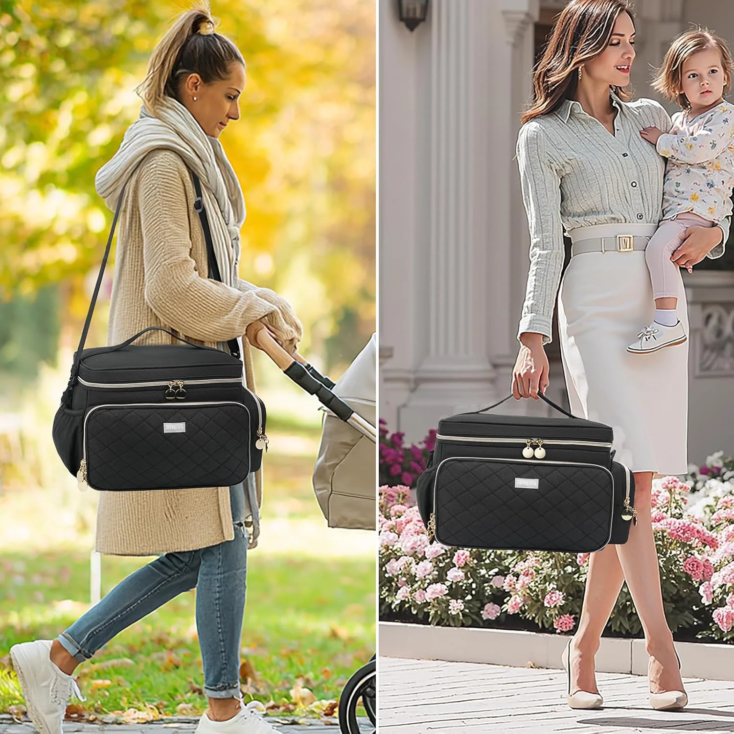 کیف پمپ سینه Jaffzora سازگار با Spectra S1، S1 Plus و S2، کیف حمل و نقل مسافرتی برای پمپ سینه و لوازم جانبی، مشکی کیف پمپ سینه Jaffzora سازگار با Spectra S1، S1 Plus و S2، کیف حمل و نقل مسافرتی برای پمپ سینه و لوازم جانبی، مشکی