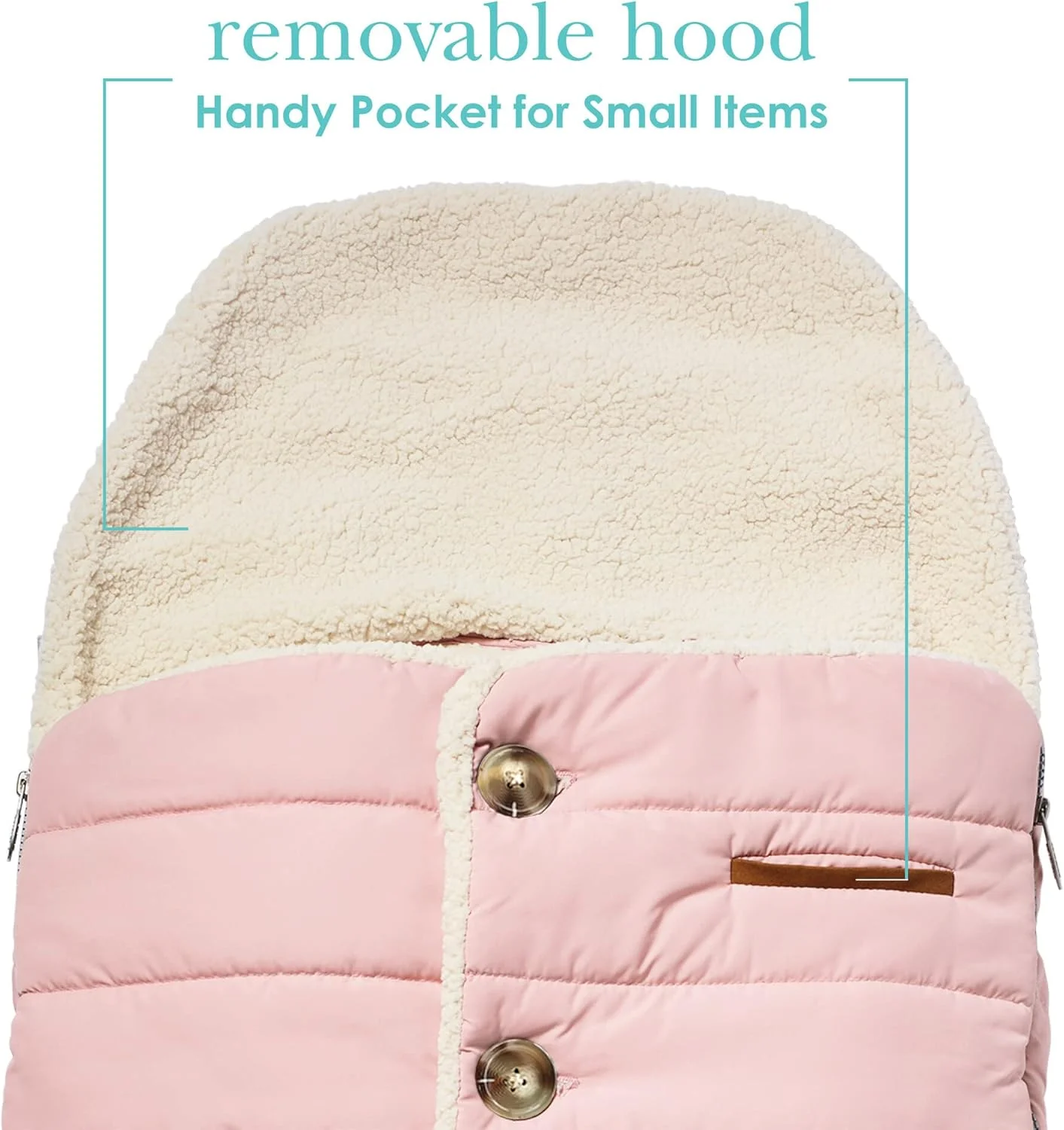 JJ Cole Bundle Me Winter Toddler Car Seat Cover and Bunting Bag - Urban - Weather Resistant Baby Carrier Cover - Stroller Accessories and Winter Baby Essentials - Blush Pink JJ Cole Bundle Me Winter Toddler Car Seat Cover and Bunting Bag - Urban - Weather Resistant Baby Carrier Cover - Stroller Accessories and Winter Baby Essentials - Blush Pink