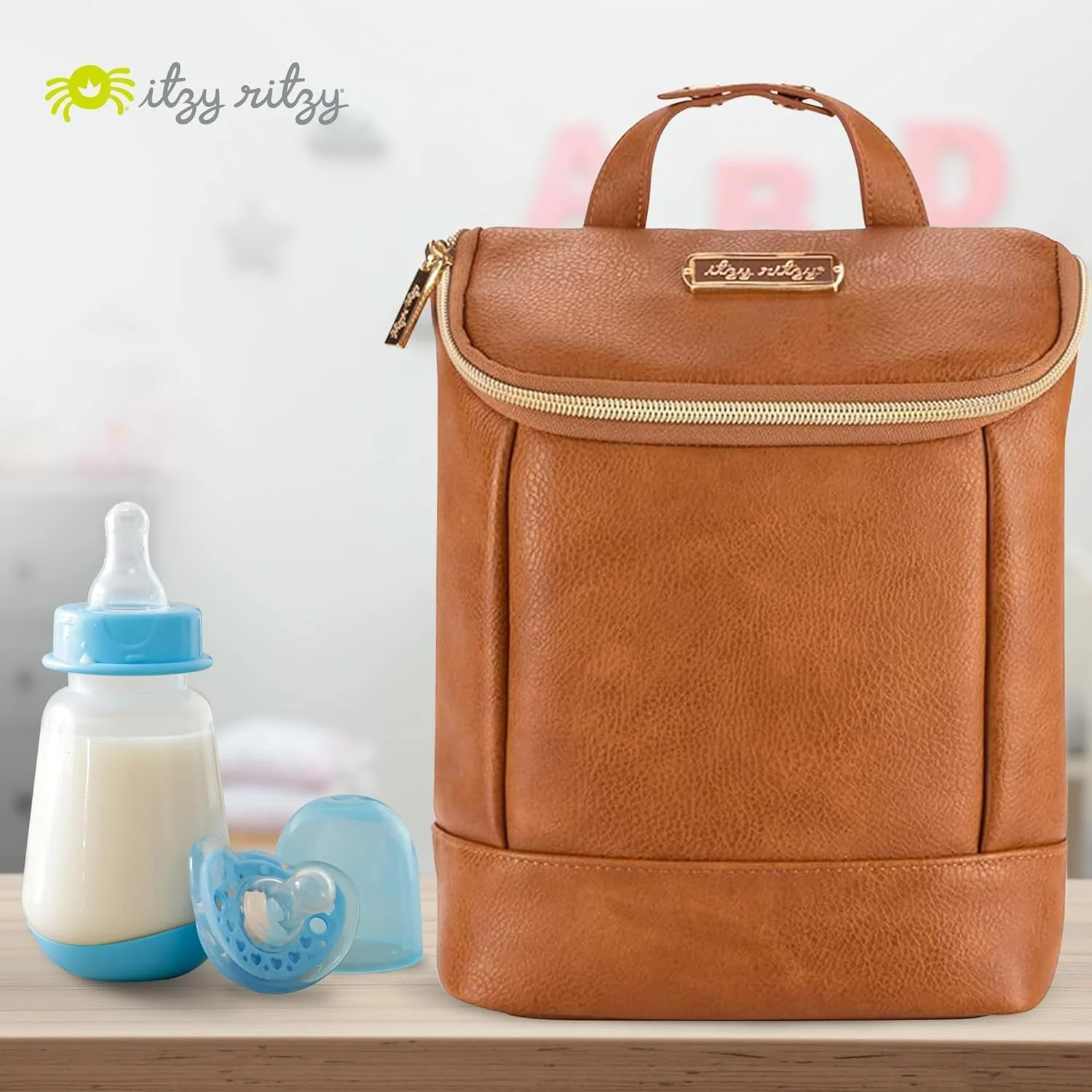 Itzy Ritzy Insulated Bottle Bag – Keeps Bottles Warm or Cool - Holds 3 Bottles & Features Interior Pocket for Ice Pack (Not Included), Cognac Itzy Ritzy Insulated Bottle Bag – Keeps Bottles Warm or Cool - Holds 3 Bottles & Features Interior Pocket for Ice Pack (Not Included), Cognac