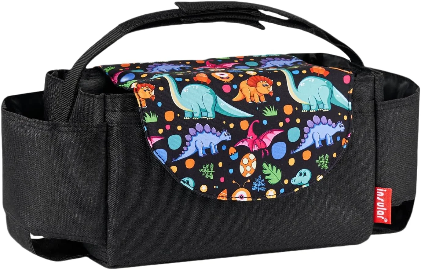 کیف لوازم کودک اینسولار، کیف چند منظوره لوازم جانبی کالسکه، طرح دایناسور کیف لوازم کودک اینسولار، کیف چند منظوره لوازم جانبی کالسکه، طرح دایناسور