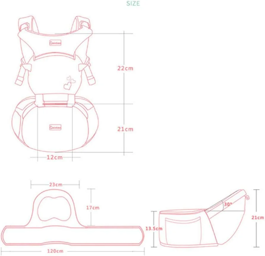آغوشی نوزاد HYRL، آغوشی ارگونومیک با صندلی کمری و نشیمنگاه ران/کتان خالص، سبک و قابل تنفس برای نوزاد و کودک نوپا آغوشی نوزاد HYRL، آغوشی ارگونومیک با صندلی کمری و نشیمنگاه ران/کتان خالص، سبک و قابل تنفس برای نوزاد و کودک نوپا