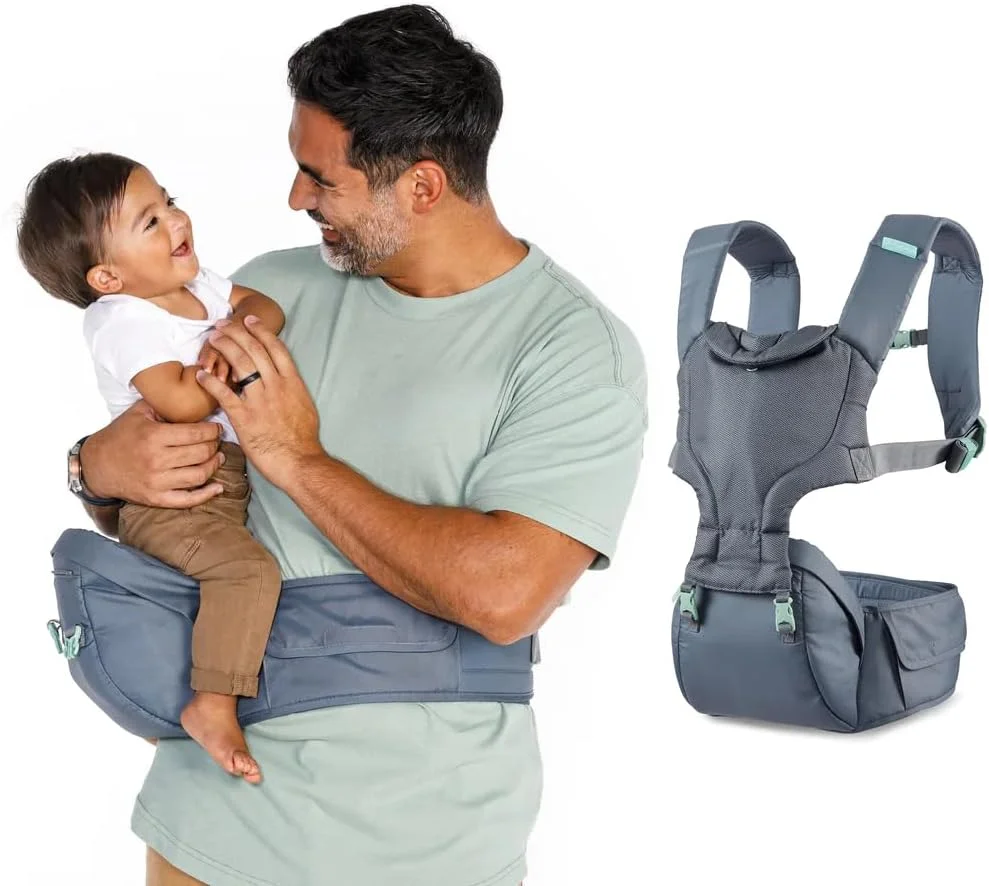آغوشی نوزاد و کودک اینفانتینو مدل Hip Rider Plus 5-in-1 با ظرفیت 5.5 تا 20.4 کیلوگرم - خاکستری آغوشی نوزاد و کودک اینفانتینو مدل Hip Rider Plus 5-in-1 با ظرفیت 5.5 تا 20.4 کیلوگرم - خاکستری