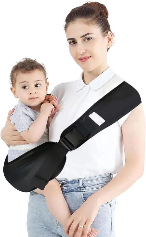 آغوشی نوزاد قابل حمل هوتو، بند شانه ای پهن و پد دار ارگونومیک قابل تنظیم، آغوشی نرم و ضد لغزش برای کودکان نوپا تا 25 کیلوگرم، 6-36 ماهگی - مشکی آغوشی نوزاد قابل حمل هوتو، بند شانه ای پهن و پد دار ارگونومیک قابل تنظیم، آغوشی نرم و ضد لغزش برای کودکان نوپا تا 25 کیلوگرم، 6-36 ماهگی - مشکی