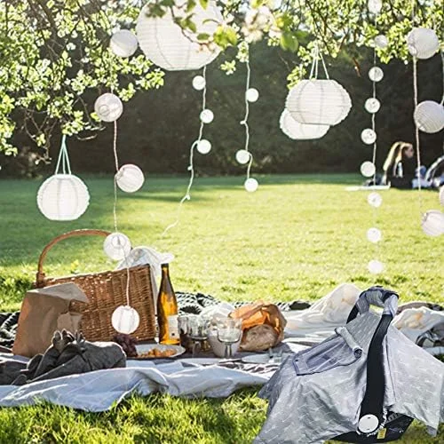 روکش صندلی ماشین کودک ایکوپوکا برای نوزادان دختر و پسر، سایبان صندلی ماشین برای کریر نوزاد، 2 لایه پنجره توری/پارچه ای، بدون لغزش روی دسته کریر، بالشتک دسته، پنبه و مینک خاکستری روکش صندلی ماشین کودک ایکوپوکا برای نوزادان دختر و پسر، سایبان صندلی ماشین برای کریر نوزاد، 2 لایه پنجره توری/پارچه ای، بدون لغزش روی دسته کریر، بالشتک دسته، پنبه و مینک خاکستری