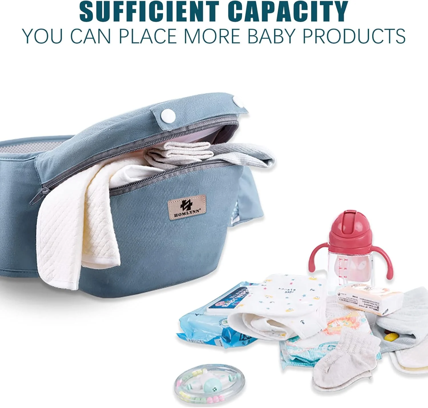 آغوشی نوزاد هوملین مدل 6 در 1 - ارگونومیک، قابل تبدیل، رو به جلو و بیرون، مناسب برای تمام نیازهای نوزادان 0-36 ماهه، مناسب برای تمام فصول آغوشی نوزاد هوملین مدل 6 در 1 - ارگونومیک، قابل تبدیل، رو به جلو و بیرون، مناسب برای تمام نیازهای نوزادان 0-36 ماهه، مناسب برای تمام فصول