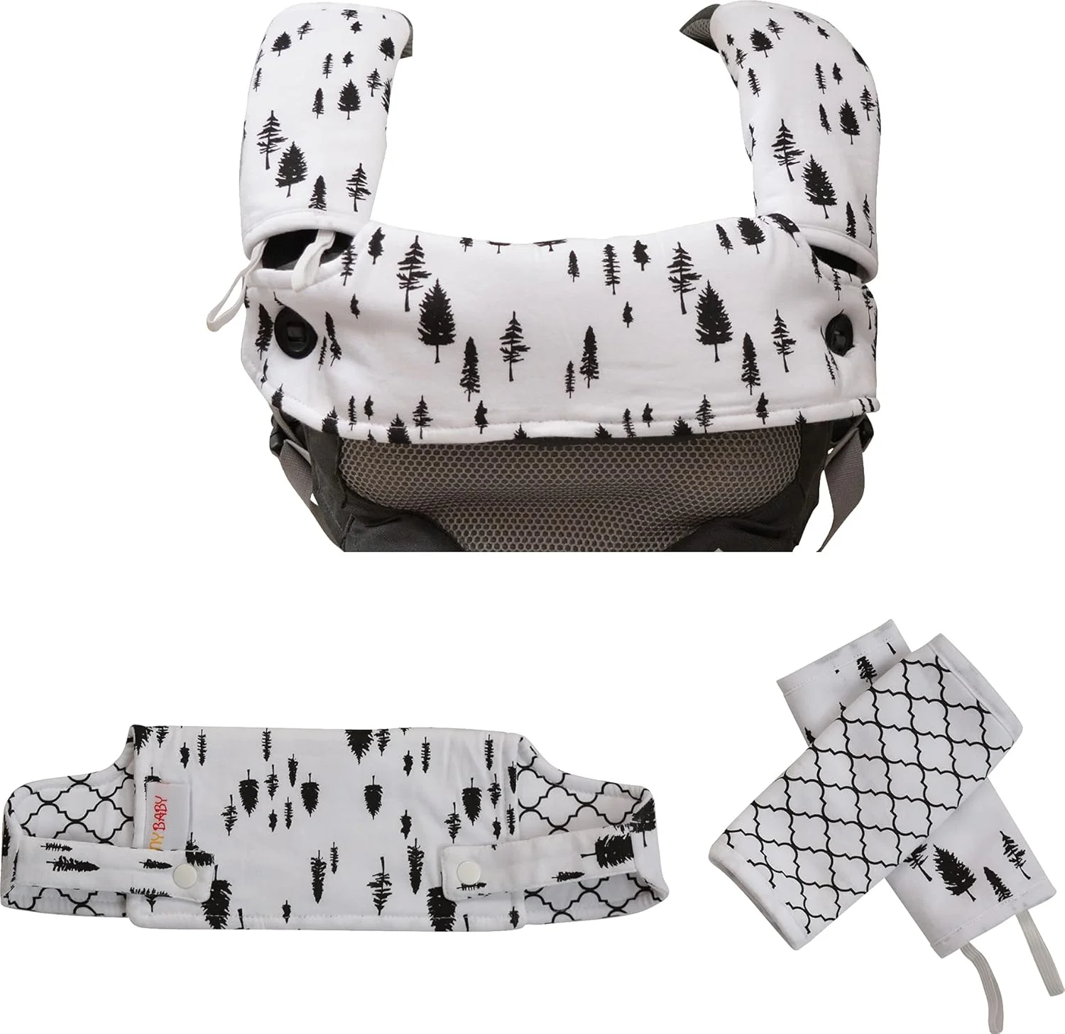 روکش کریر نوزاد HnyBaby، پدهای دندان گیر پنبه ارگانیک، مناسب برای انواع کریرهای ارگوبابی روکش کریر نوزاد HnyBaby، پدهای دندان گیر پنبه ارگانیک، مناسب برای انواع کریرهای ارگوبابی