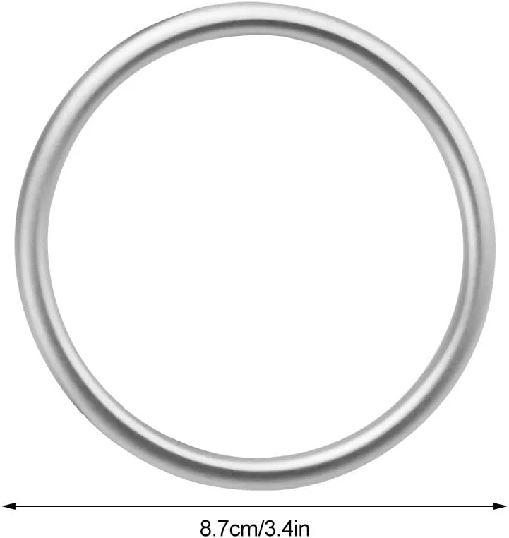 حلقه حامل نوزاد Haosie، حلقه آلومینیومی برای آغوش نوزاد، قطر 8.7 سانتی متر، مناسب برای نوزاد و کودک نوپا، 2 عدد حلقه حامل نوزاد Haosie، حلقه آلومینیومی برای آغوش نوزاد، قطر 8.7 سانتی متر، مناسب برای نوزاد و کودک نوپا، 2 عدد