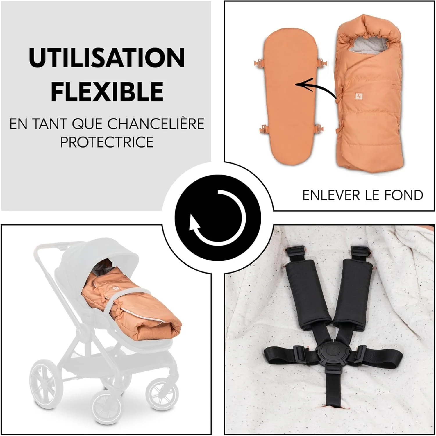 hauck Carry N Play, Dots Cork/Cotton - 3-in-1 Baby Carry Bag, Footmuff & Play Mat - 85 x 40 x 13 cm - Pram Accessories from Birth to 9 kg - Portable & Secure Fixable hauck Carry N Play, Dots Cork/Cotton - 3-in-1 Baby Carry Bag, Footmuff & Play Mat - 85 x 40 x 13 cm - Pram Accessories from Birth to 9 kg - Portable & Secure Fixable