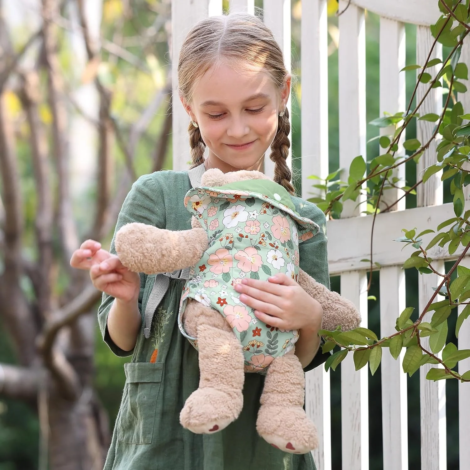 حامل عروسک گاگاکو، حامل عروسک نوزاد برای کودکان نوپا، لوازم جانبی عروسک نوزاد دوباره متولد شده، حامل های عروسک جلو و عقب - کاملیا سبز حامل عروسک گاگاکو، حامل عروسک نوزاد برای کودکان نوپا، لوازم جانبی عروسک نوزاد دوباره متولد شده، حامل های عروسک جلو و عقب - کاملیا سبز