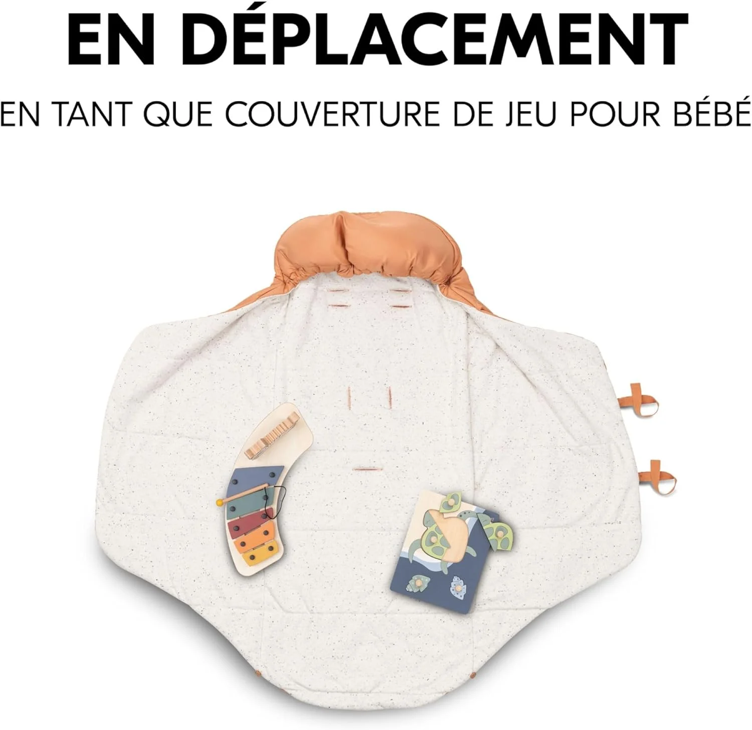 hauck Carry N Play, Dots Cork/Cotton - 3-in-1 Baby Carry Bag, Footmuff & Play Mat - 85 x 40 x 13 cm - Pram Accessories from Birth to 9 kg - Portable & Secure Fixable hauck Carry N Play, Dots Cork/Cotton - 3-in-1 Baby Carry Bag, Footmuff & Play Mat - 85 x 40 x 13 cm - Pram Accessories from Birth to 9 kg - Portable & Secure Fixable