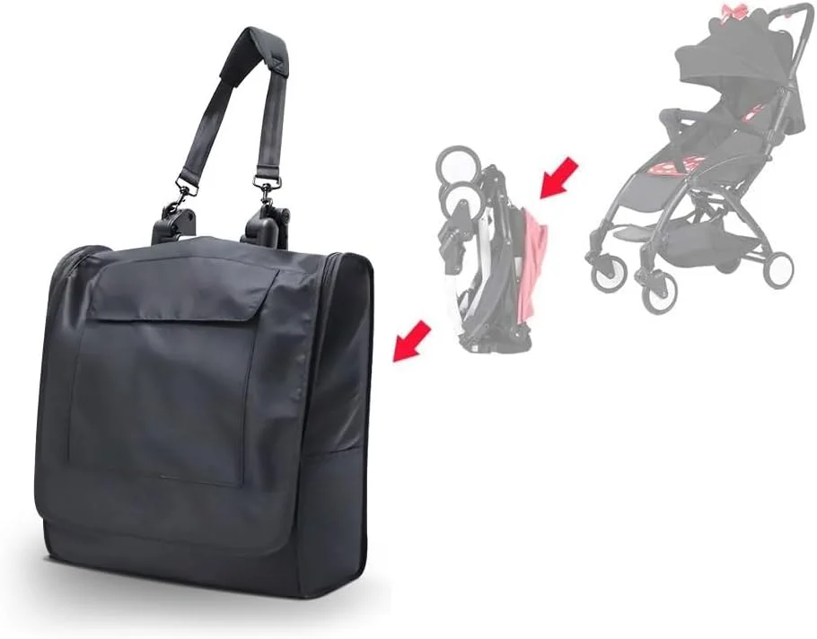 HCLSHOP Stroller Storage Bag Black Compatible with Babyzen Yoyo Stroller Accessories Pram Travel Backpack Large(19 * 19 * 9 in) HCLSHOP Stroller Storage Bag Black Compatible with Babyzen Yoyo Stroller Accessories Pram Travel Backpack Large(19 * 19 * 9 in)