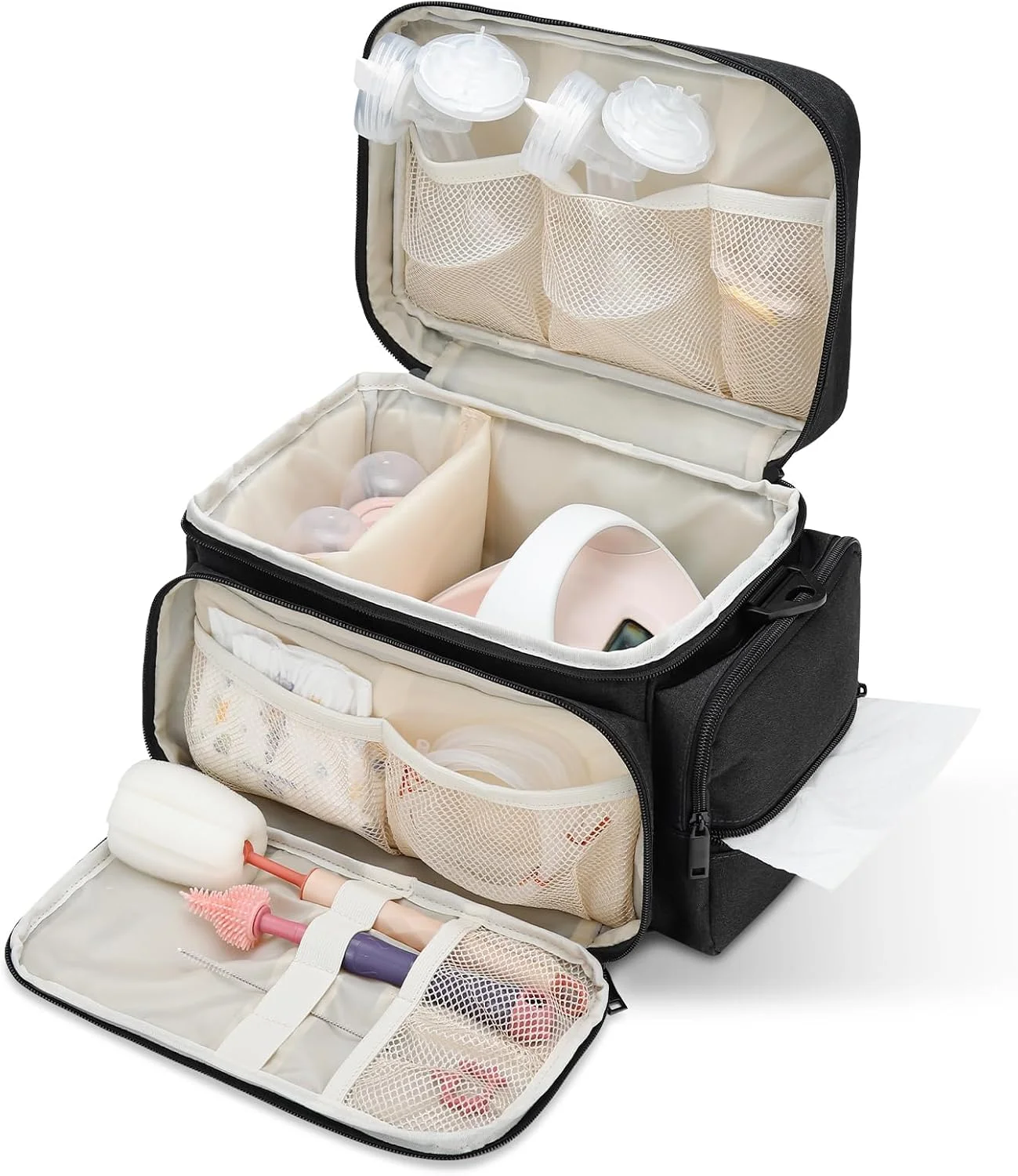 کیف پمپ سینه GDNasist برای Spectra S1 و S2، کیف پمپاژ با تشک ضد آب برای لوازم جانبی پمپ، کیف پمپ برای کار، مسافرت و استفاده خانوادگی کیف پمپ سینه GDNasist برای Spectra S1 و S2، کیف پمپاژ با تشک ضد آب برای لوازم جانبی پمپ، کیف پمپ برای کار، مسافرت و استفاده خانوادگی