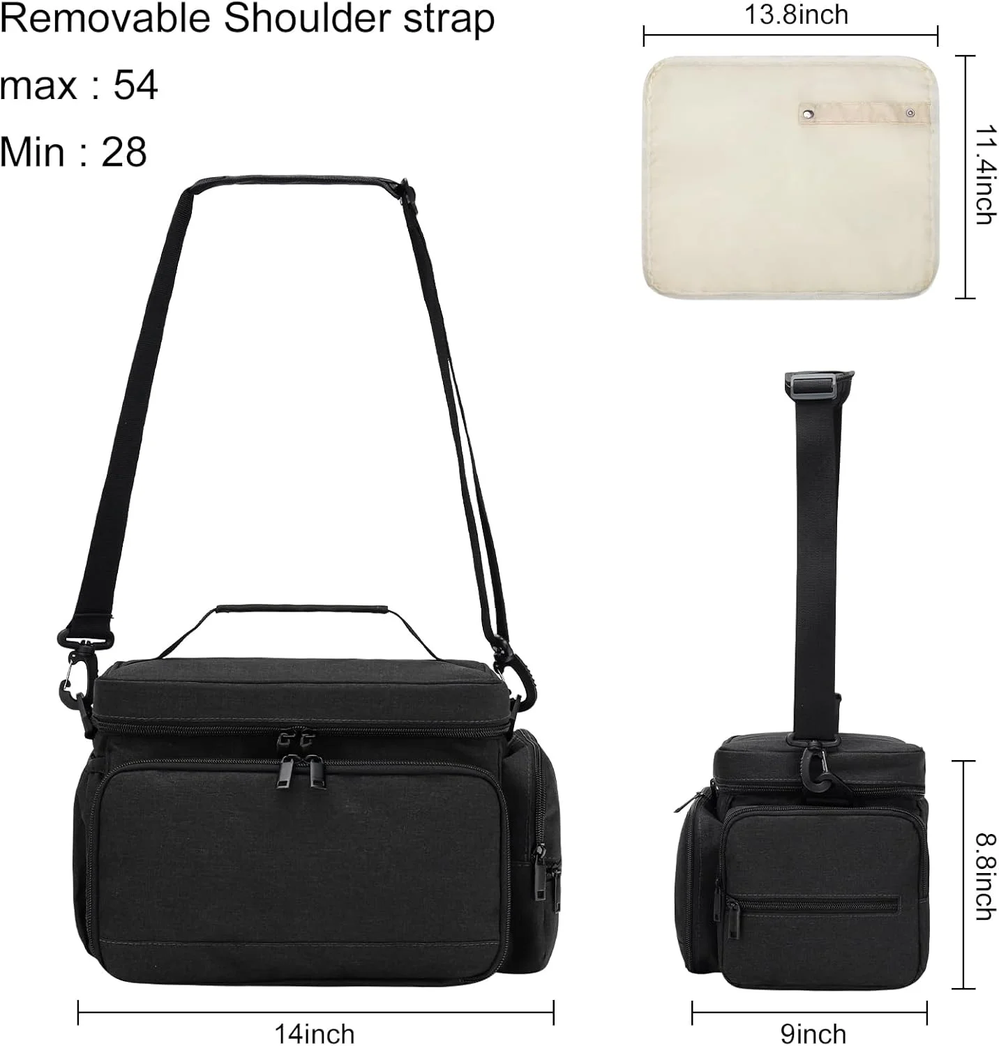 کیف پمپ سینه GDNasist برای Spectra S1 و S2، کیف پمپاژ با تشک ضد آب برای لوازم جانبی پمپ، کیف پمپ برای کار، مسافرت و استفاده خانوادگی کیف پمپ سینه GDNasist برای Spectra S1 و S2، کیف پمپاژ با تشک ضد آب برای لوازم جانبی پمپ، کیف پمپ برای کار، مسافرت و استفاده خانوادگی