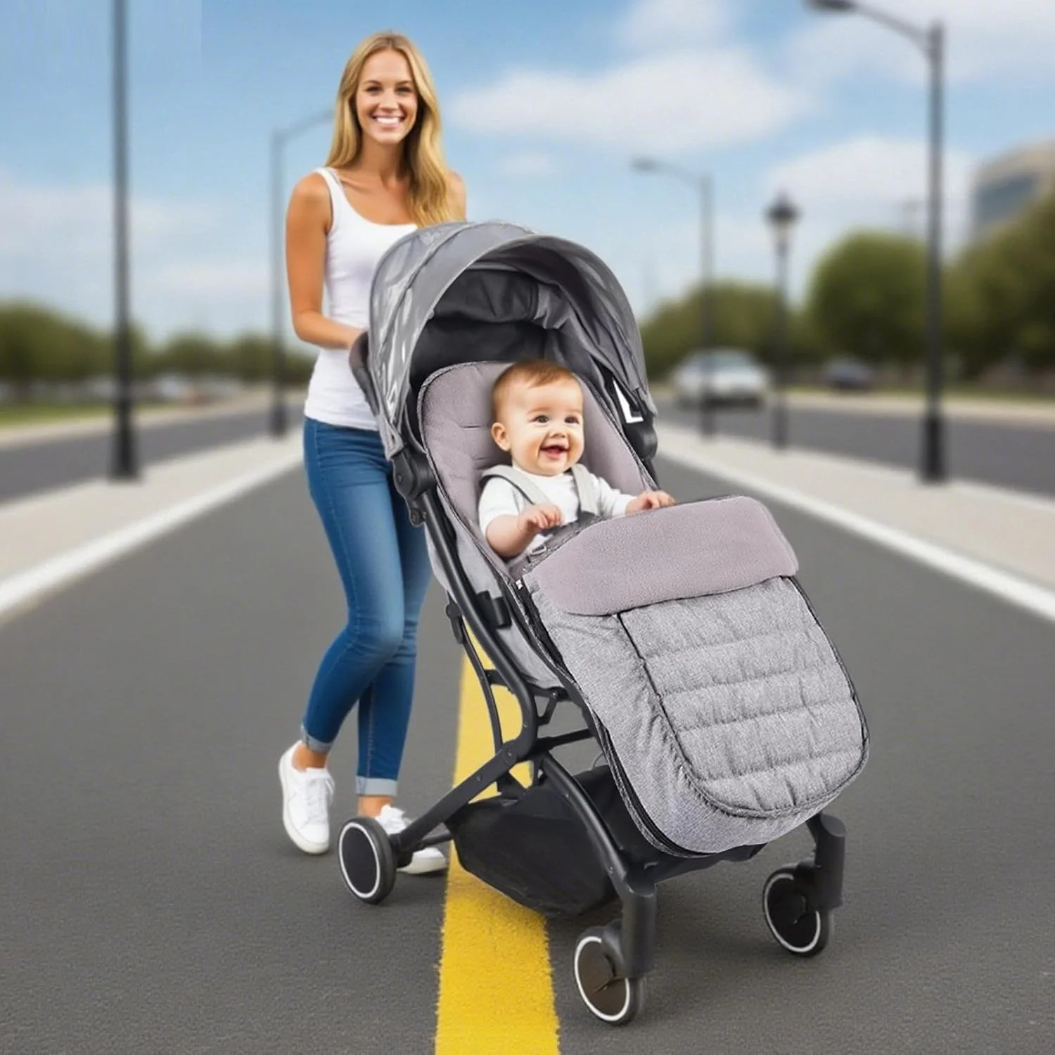 کیسه خواب کودک | پتوی گرم کالسکه مناسب فصل زمستان | پتوی ضد آب مناسب تخت نوزاد، اتاق، مسافرت، کریر، کالسکه، صندلی چرخدار کودک، پیاده روی، فضای باز و زمین بازی کیسه خواب کودک | پتوی گرم کالسکه مناسب فصل زمستان | پتوی ضد آب مناسب تخت نوزاد، اتاق، مسافرت، کریر، کالسکه، صندلی چرخدار کودک، پیاده روی، فضای باز و زمین بازی