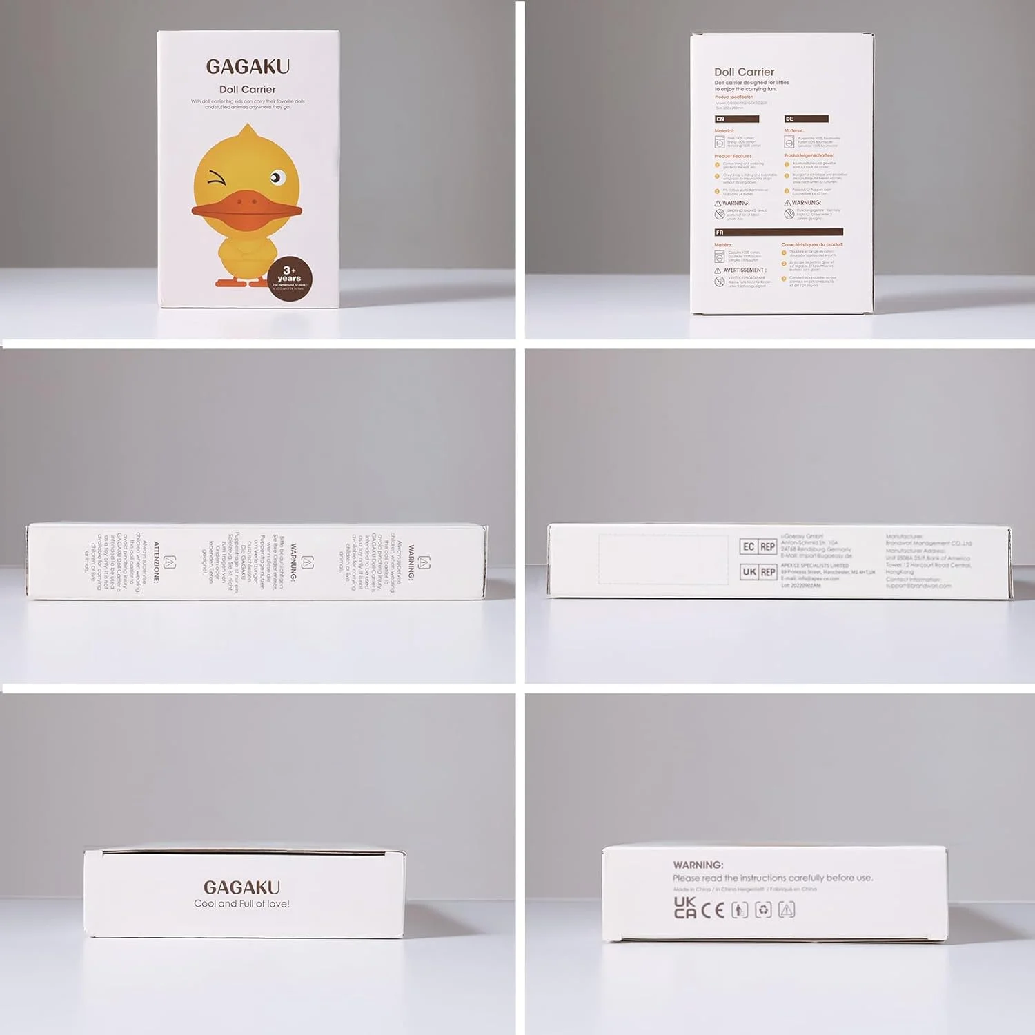 حامل عروسک گاگاکو، بند شانه کودک، ضربدری جلو و پشت، لوازم جانبی عروسک برای کودکان، 100% پنبه - گوزن خاکستری حامل عروسک گاگاکو، بند شانه کودک، ضربدری جلو و پشت، لوازم جانبی عروسک برای کودکان، 100% پنبه - گوزن خاکستری