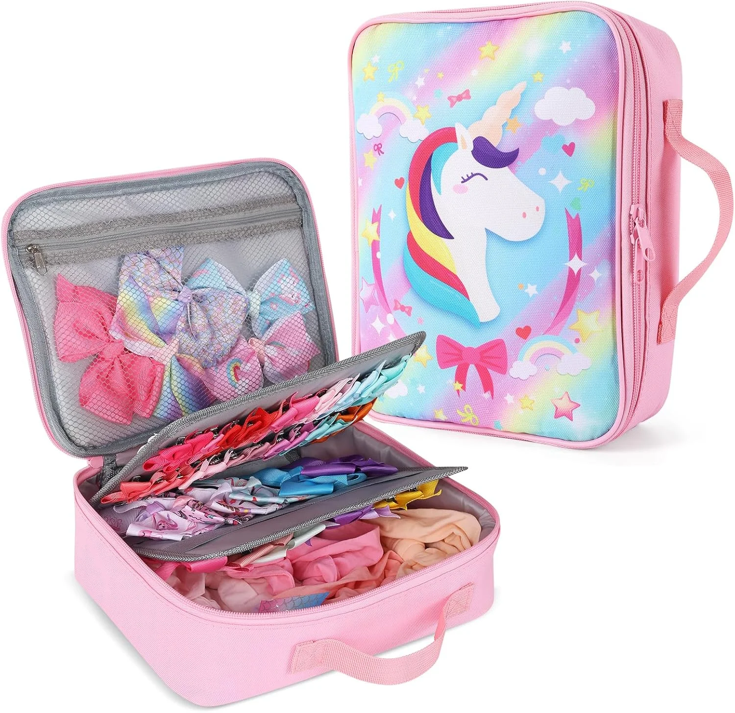 نگهدارنده پاپیون برای دختران، نگهدارنده گیره موی دخترانه، سازمان دهنده جعبه پاپیون تک شاخ صورتی برای لوازم جانبی موی دخترانه نوپا (تک شاخ) نگهدارنده پاپیون برای دختران، نگهدارنده گیره موی دخترانه، سازمان دهنده جعبه پاپیون تک شاخ صورتی برای لوازم جانبی موی دخترانه نوپا (تک شاخ)