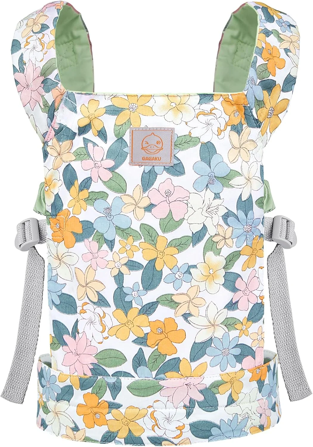 حامل عروسک گاگاکو برای عروسک های نوزادی، حامل اسباب بازی کودکان برای عروسک ها، لوازم جانبی عروسک برای کودکان نوپا - سبز - گل های پلومریا حامل عروسک گاگاکو برای عروسک های نوزادی، حامل اسباب بازی کودکان برای عروسک ها، لوازم جانبی عروسک برای کودکان نوپا - سبز - گل های پلومریا