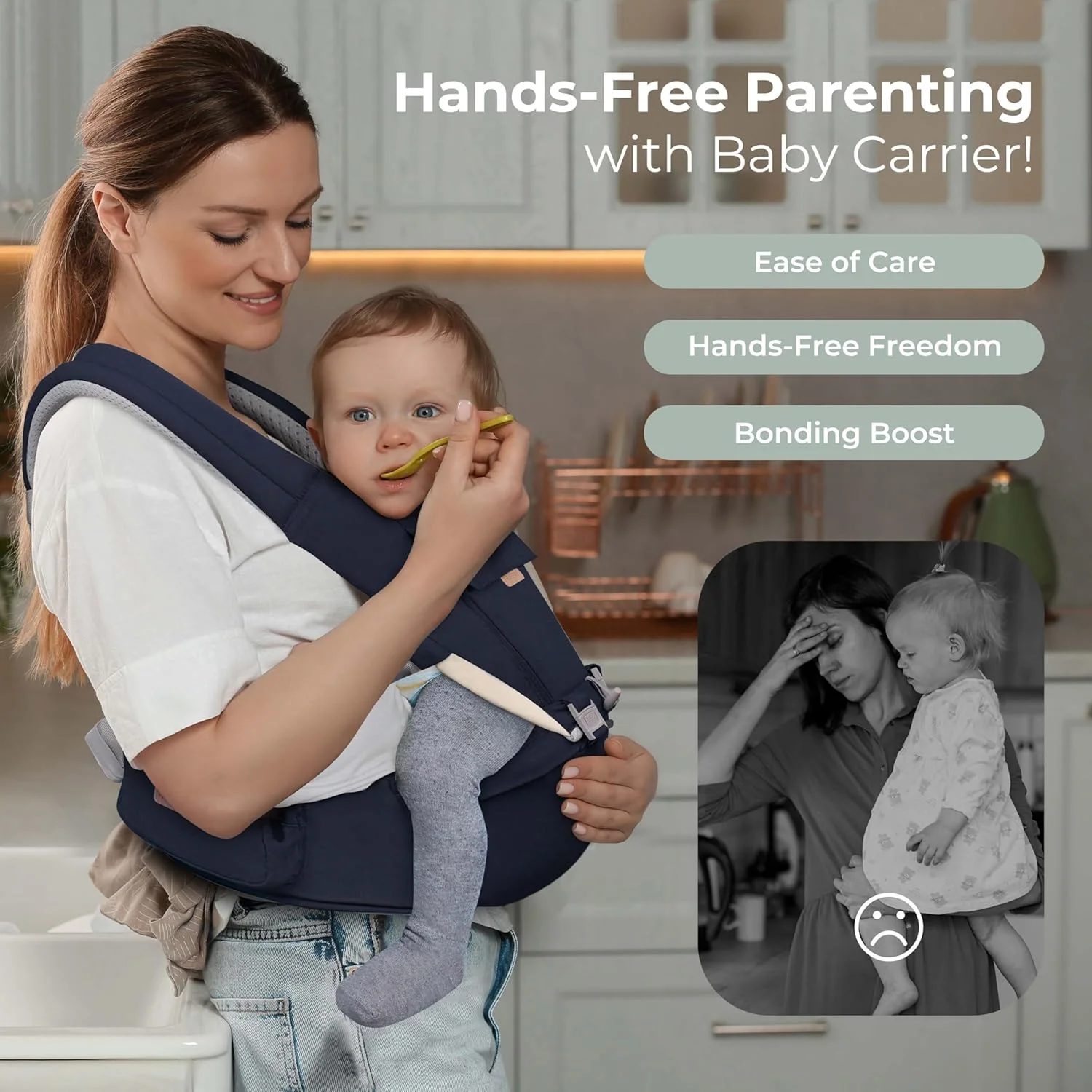 آغوشی نوزاد FRUITEAM، آغوشی 6 در 1 نوزاد با صندلی کمری، آغوشی نوزاد با نشیمنگاه ران برای شیردهی، سایز همه کاره - مناسب برای نوزاد تازه متولد شده، کودک نوپا (سرمه ای) آغوشی نوزاد FRUITEAM، آغوشی 6 در 1 نوزاد با صندلی کمری، آغوشی نوزاد با نشیمنگاه ران برای شیردهی، سایز همه کاره - مناسب برای نوزاد تازه متولد شده، کودک نوپا (سرمه ای)