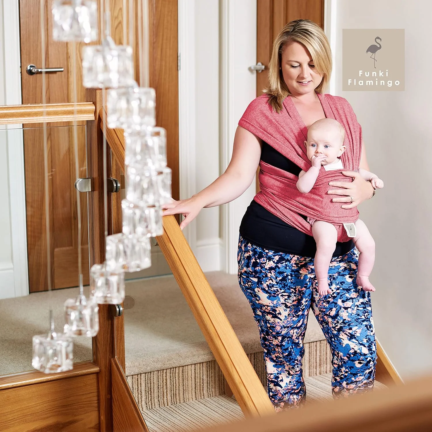 آغوشی نوزاد فانکی فلامینگو - آغوشی نوزاد نرم و راحت از نوزادی تا نوپایی | سایز مناسب همه | نرم، راحت و آرامش بخش برای نوزادان | صورتی آغوشی نوزاد فانکی فلامینگو - آغوشی نوزاد نرم و راحت از نوزادی تا نوپایی | سایز مناسب همه | نرم، راحت و آرامش بخش برای نوزادان | صورتی