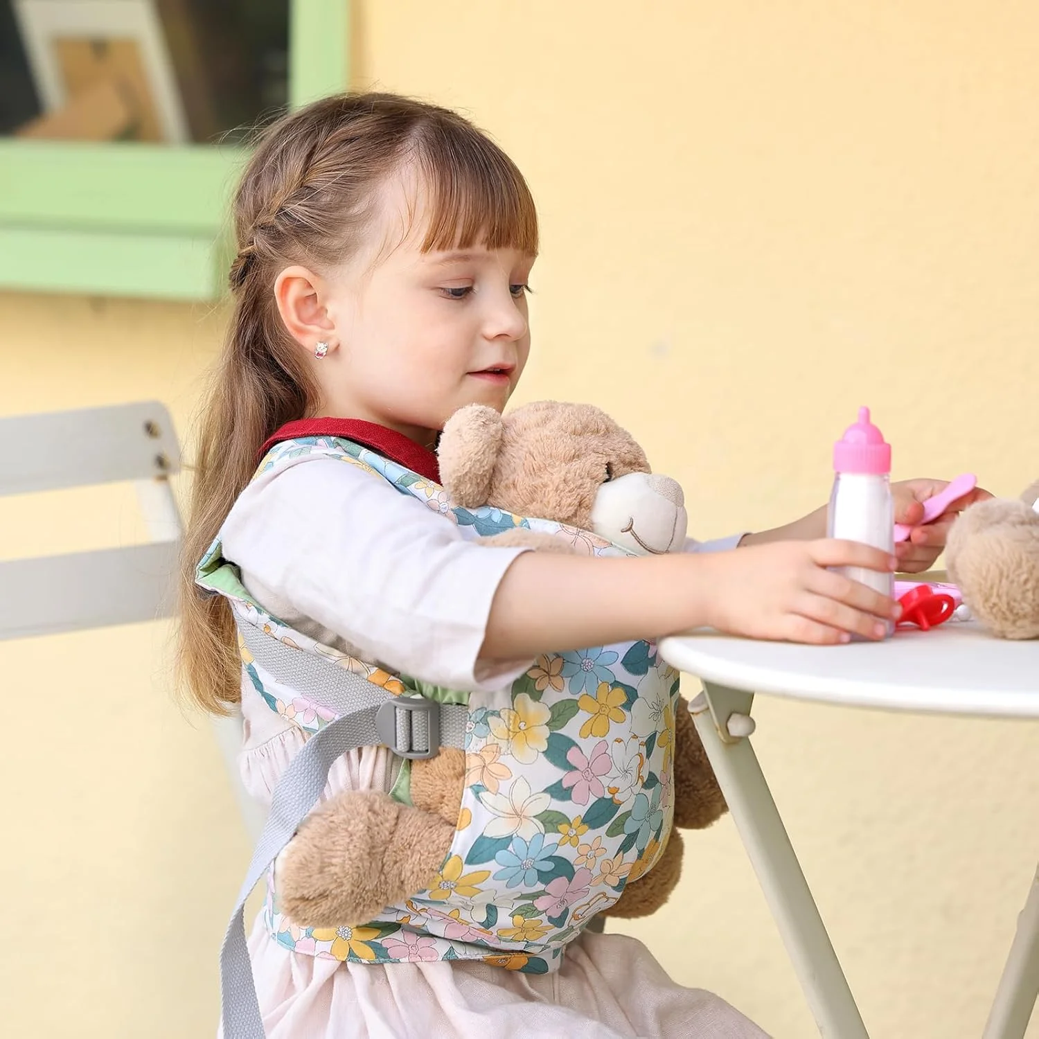 حامل عروسک گاگاکو برای عروسک های نوزادی، حامل اسباب بازی کودکان برای عروسک ها، لوازم جانبی عروسک برای کودکان نوپا - سبز - گل های پلومریا حامل عروسک گاگاکو برای عروسک های نوزادی، حامل اسباب بازی کودکان برای عروسک ها، لوازم جانبی عروسک برای کودکان نوپا - سبز - گل های پلومریا