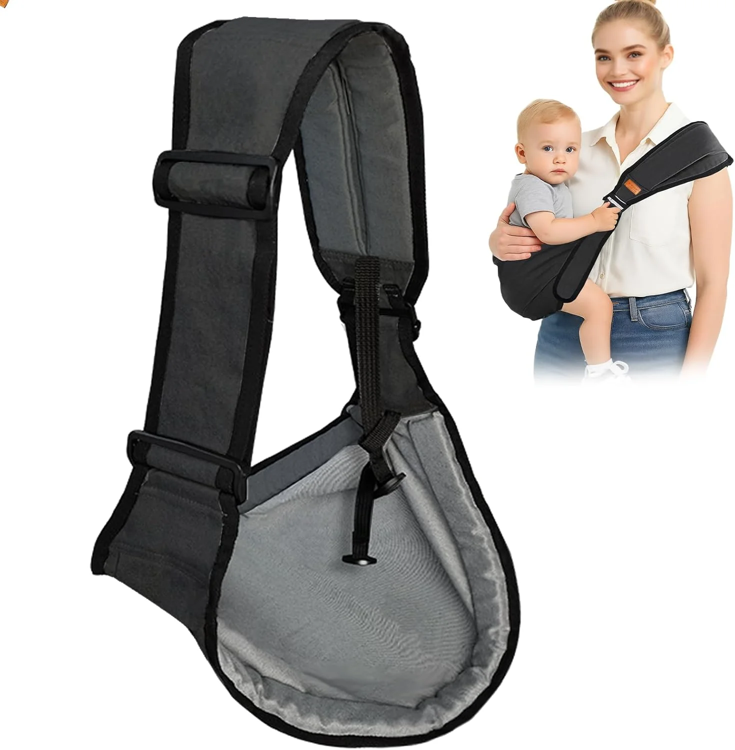 آغوشی ارگونومیک کودک – آغوشی قابل تنظیم برای نوزادان تا 3 سال، آغوشی نرم و تنفسی تک شانه با قابلیت پوشش شیردهی، آغوشی تاشو و قابل حمل نوزاد آغوشی ارگونومیک کودک – آغوشی قابل تنظیم برای نوزادان تا 3 سال، آغوشی نرم و تنفسی تک شانه با قابلیت پوشش شیردهی، آغوشی تاشو و قابل حمل نوزاد