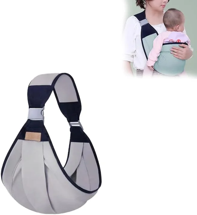 FDTY 1 عدد آغوشی نوزاد ایمن و ارگونومیک، کیف حمل نوزاد چهار فصل، بند صندلی کمری، بند شانه قابل تنظیم، برای نوزاد تازه متولد شده (خاکستری) FDTY 1 عدد آغوشی نوزاد ایمن و ارگونومیک، کیف حمل نوزاد چهار فصل، بند صندلی کمری، بند شانه قابل تنظیم، برای نوزاد تازه متولد شده (خاکستری)