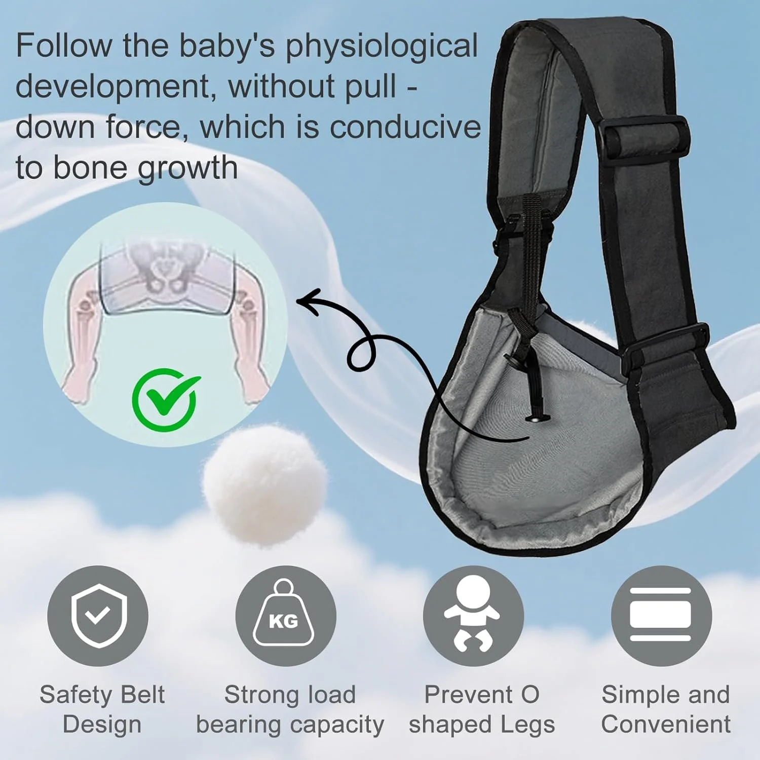 آغوشی ارگونومیک کودک – آغوشی قابل تنظیم برای نوزادان تا 3 سال، آغوشی نرم و تنفسی تک شانه با قابلیت پوشش شیردهی، آغوشی تاشو و قابل حمل نوزاد آغوشی ارگونومیک کودک – آغوشی قابل تنظیم برای نوزادان تا 3 سال، آغوشی نرم و تنفسی تک شانه با قابلیت پوشش شیردهی، آغوشی تاشو و قابل حمل نوزاد