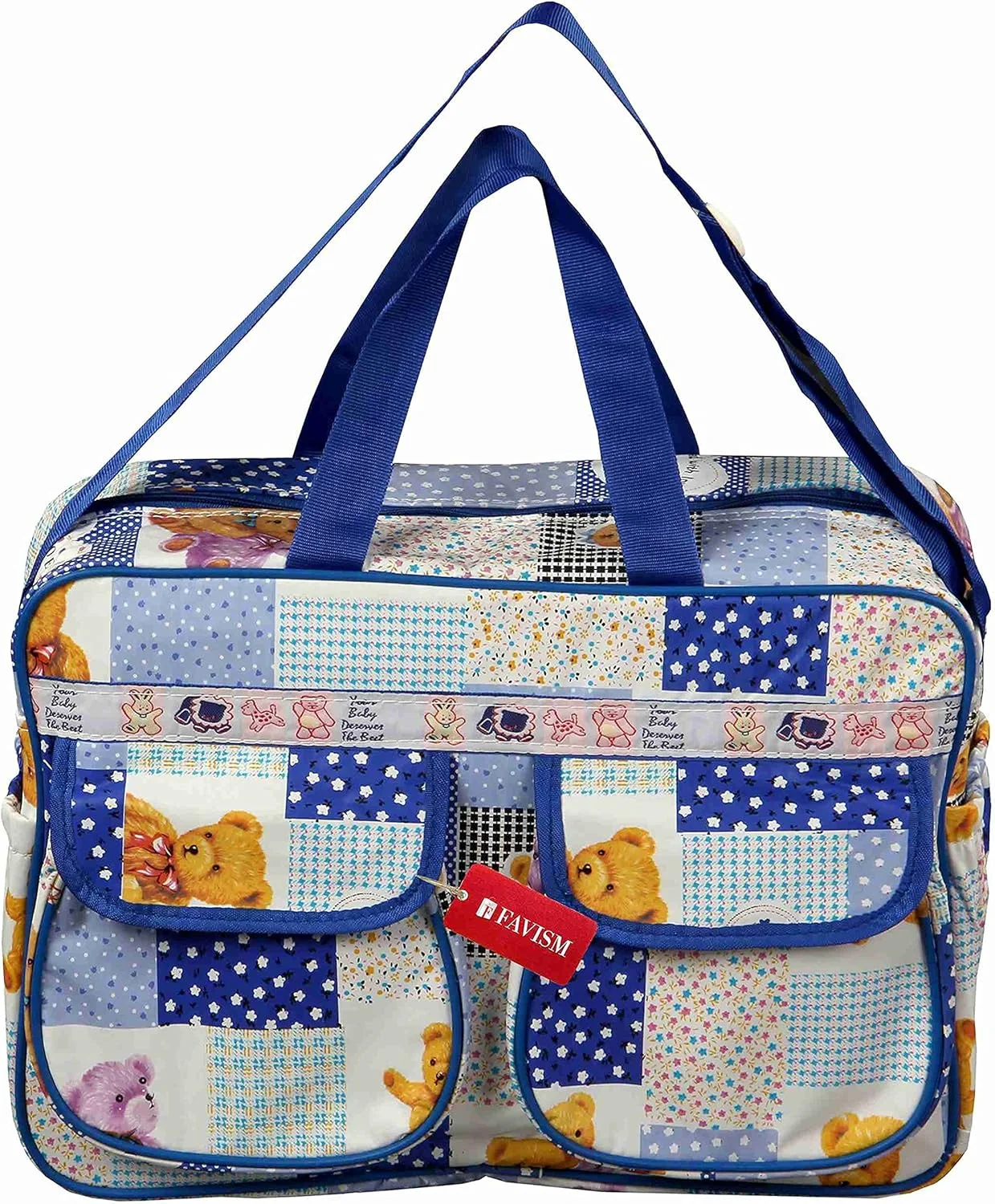 کیف لوازم کودک فاویسم، چند منظوره، مناسب مادر و کودک - آبی (مناسب برای هر دو جنسیت) کیف لوازم کودک فاویسم، چند منظوره، مناسب مادر و کودک - آبی (مناسب برای هر دو جنسیت)