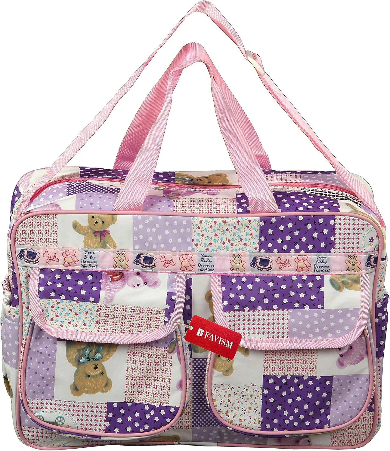 کیف لوازم کودک فاویزم، چند منظوره، مناسب مادر و نوزاد - بنفش (مناسب برای هر دو جنس) کیف لوازم کودک فاویزم، چند منظوره، مناسب مادر و نوزاد - بنفش (مناسب برای هر دو جنس)